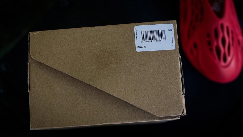 PK GOD idas Yeezy Foam RNNR Vermillion RETAIL MATERIALS READY TO SHIP